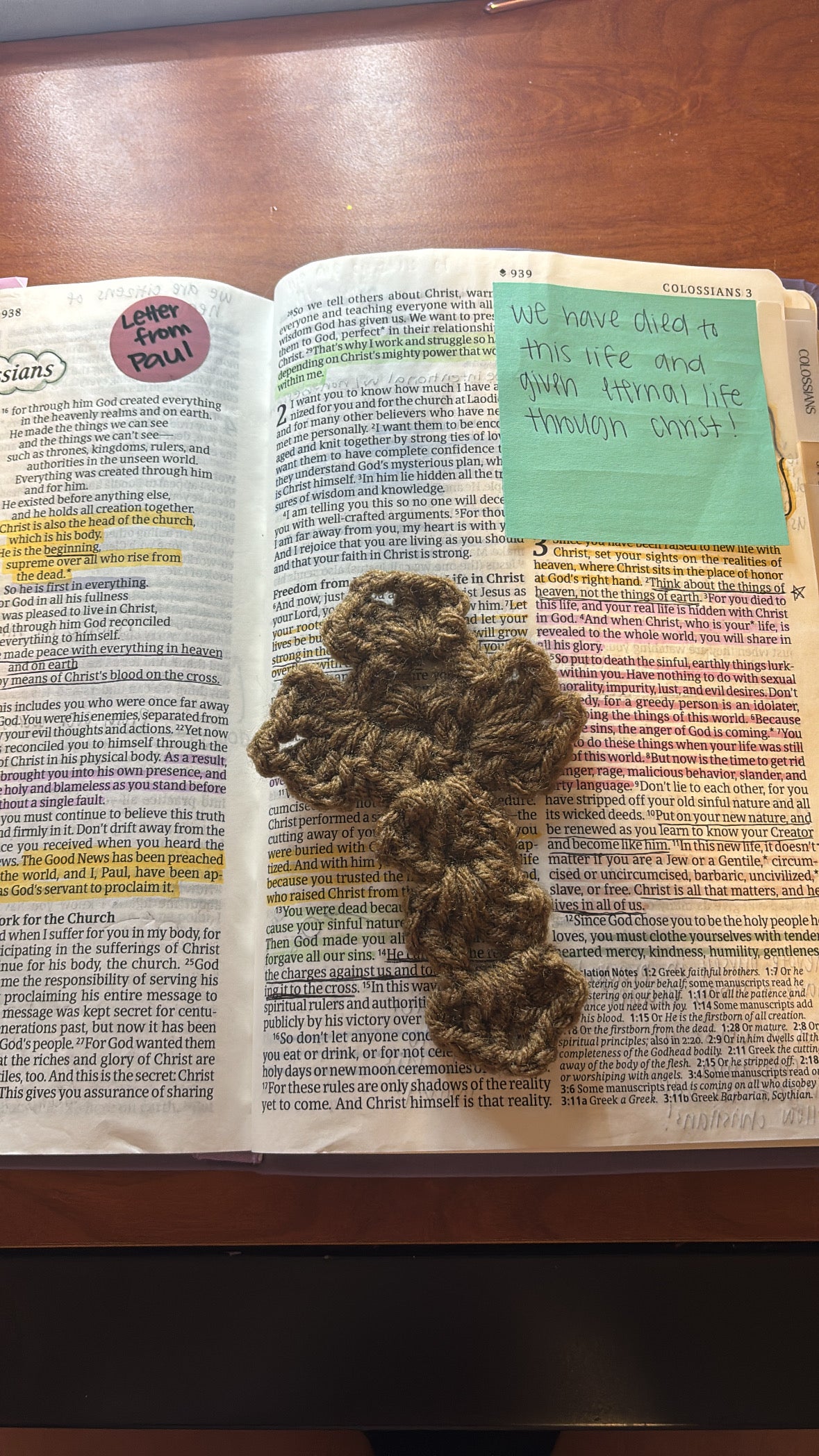 Cross Bookmark